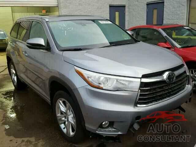 TOYOTA HIGHLANDER 2015 - 5TDDKRFH0FS134736