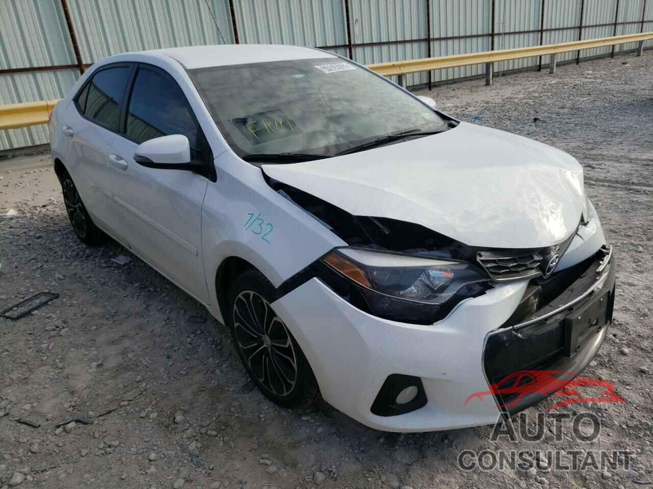 TOYOTA COROLLA 2016 - 5YFBURHE0GP470322