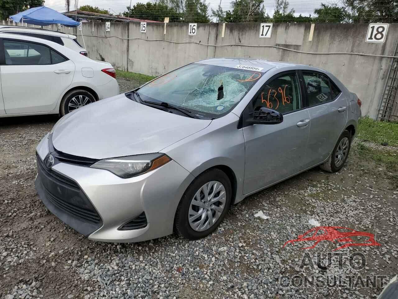 TOYOTA COROLLA 2019 - 2T1BURHE9KC197468