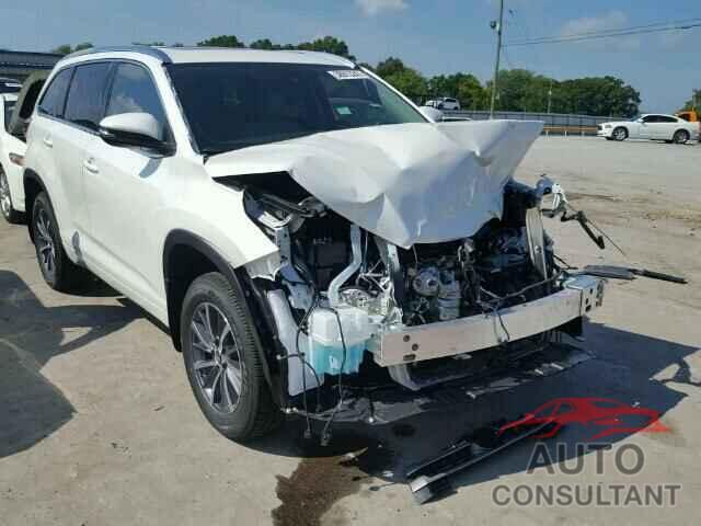 TOYOTA HIGHLANDER 2017 - 5TDKZRFH6HS521667
