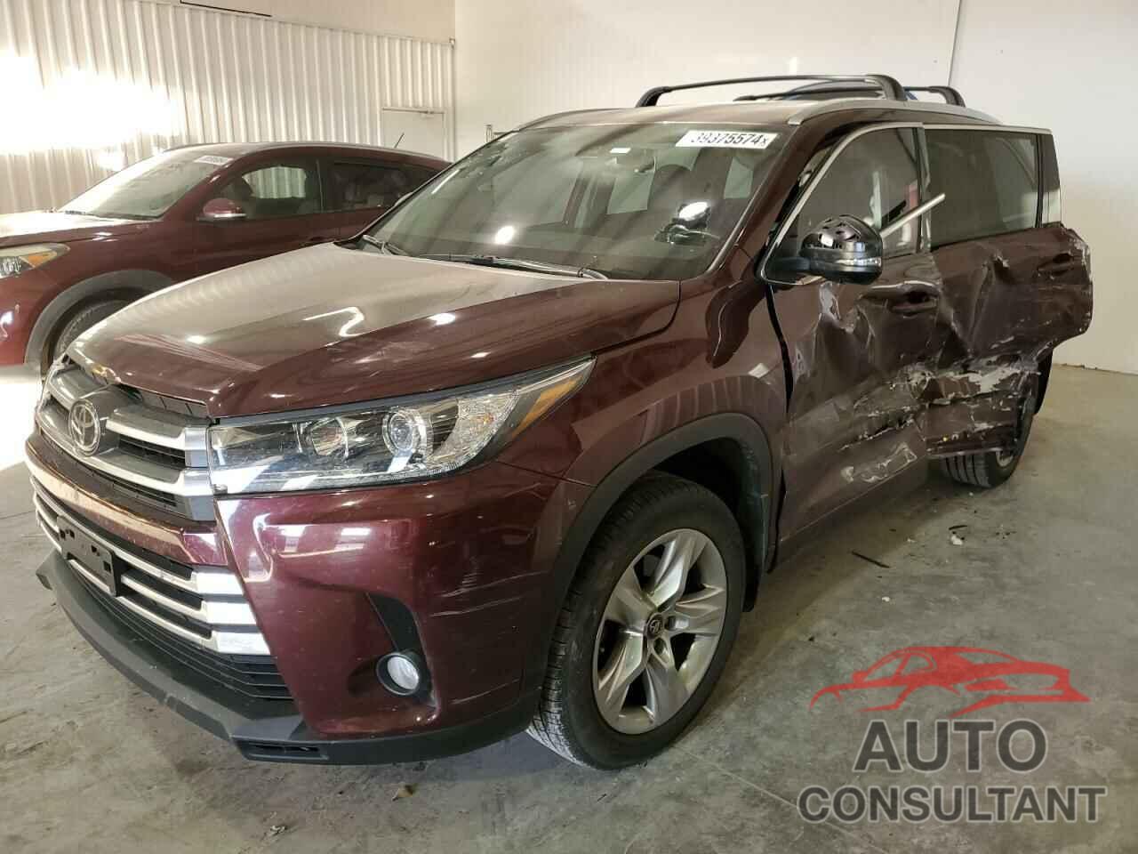 TOYOTA HIGHLANDER 2018 - 5TDDZRFH9JS494785