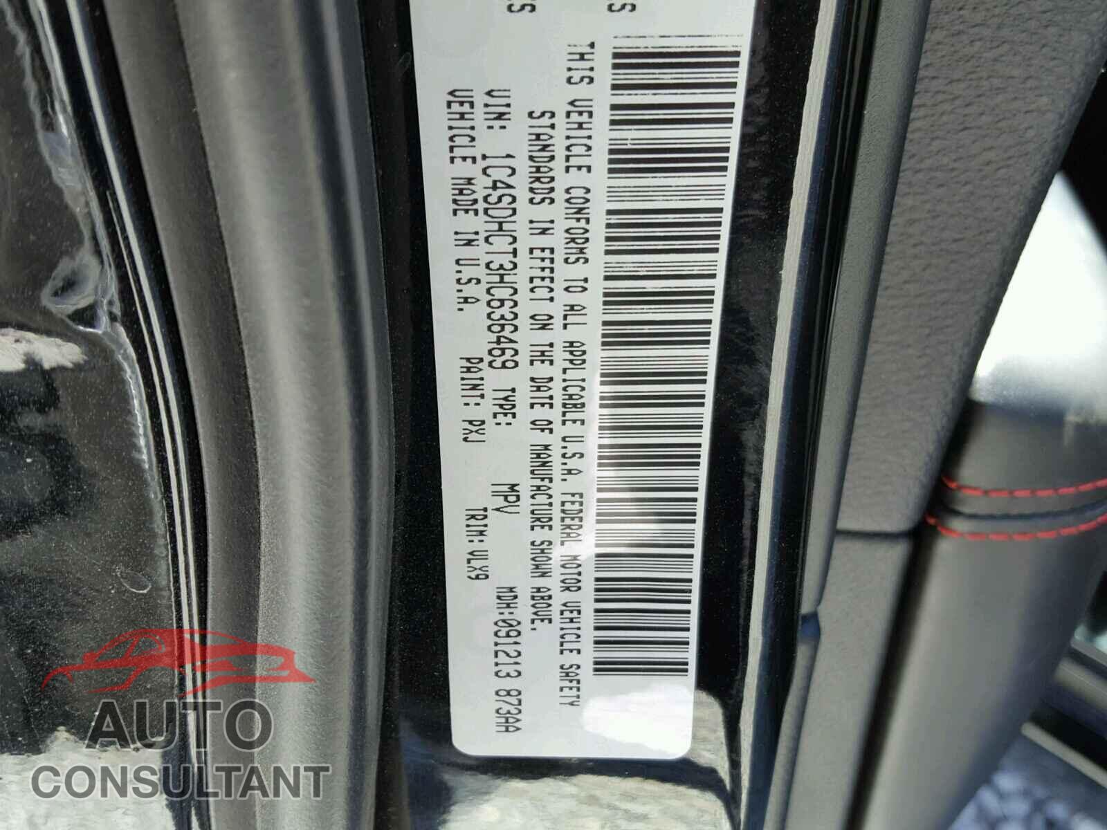 DODGE DURANGO 2017 - 1C4SDHCT3HC636469