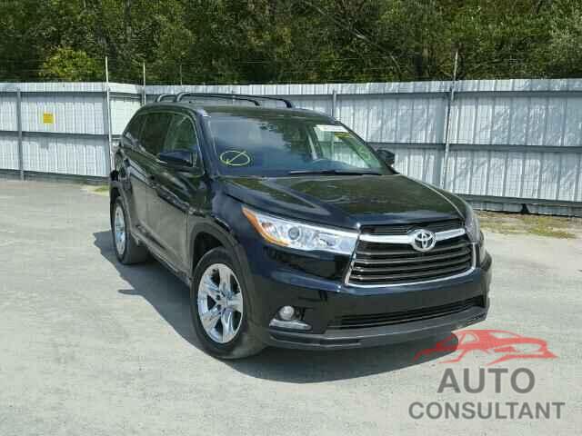 TOYOTA HIGHLANDER 2015 - 5TDDKRFH2FS201174