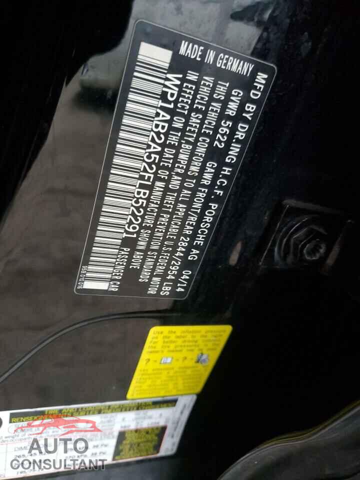 PORSCHE MACAN 2015 - WP1AB2A52FLB52291