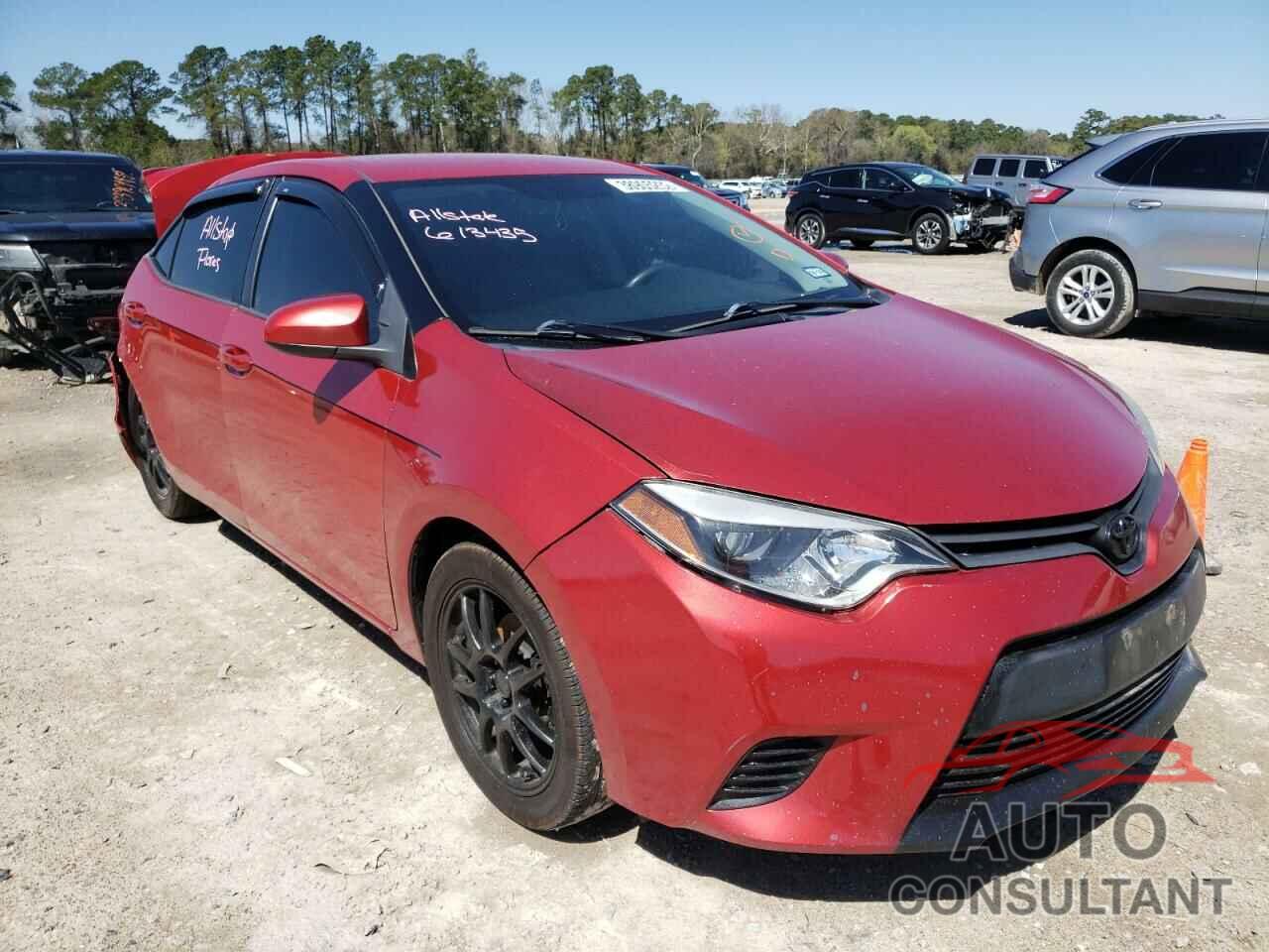 TOYOTA COROLLA 2016 - 5YFBURHE0GP398201