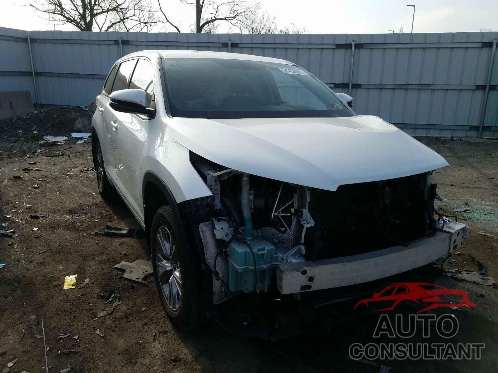 TOYOTA HIGHLANDER 2016 - 5TDBKRFH8GS346079