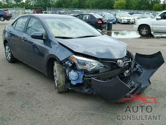 TOYOTA COROLLA 2016 - 2T1BURHE3GC527600