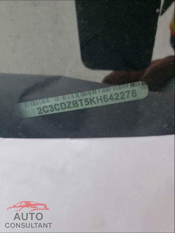 DODGE CHALLENGER 2019 - 2C3CDZBT9KH641406
