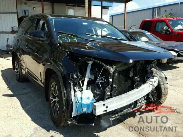 TOYOTA HIGHLANDER 2016 - 5TDJKRFH9GS267516