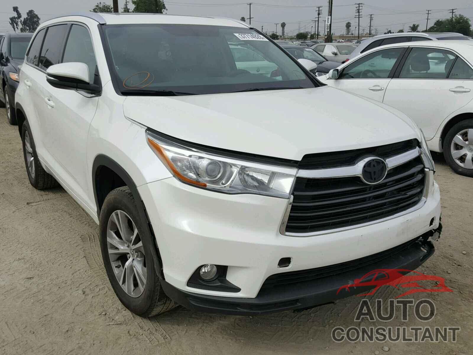 TOYOTA HIGHLANDER 2015 - 5TDKKRFHXFS104781