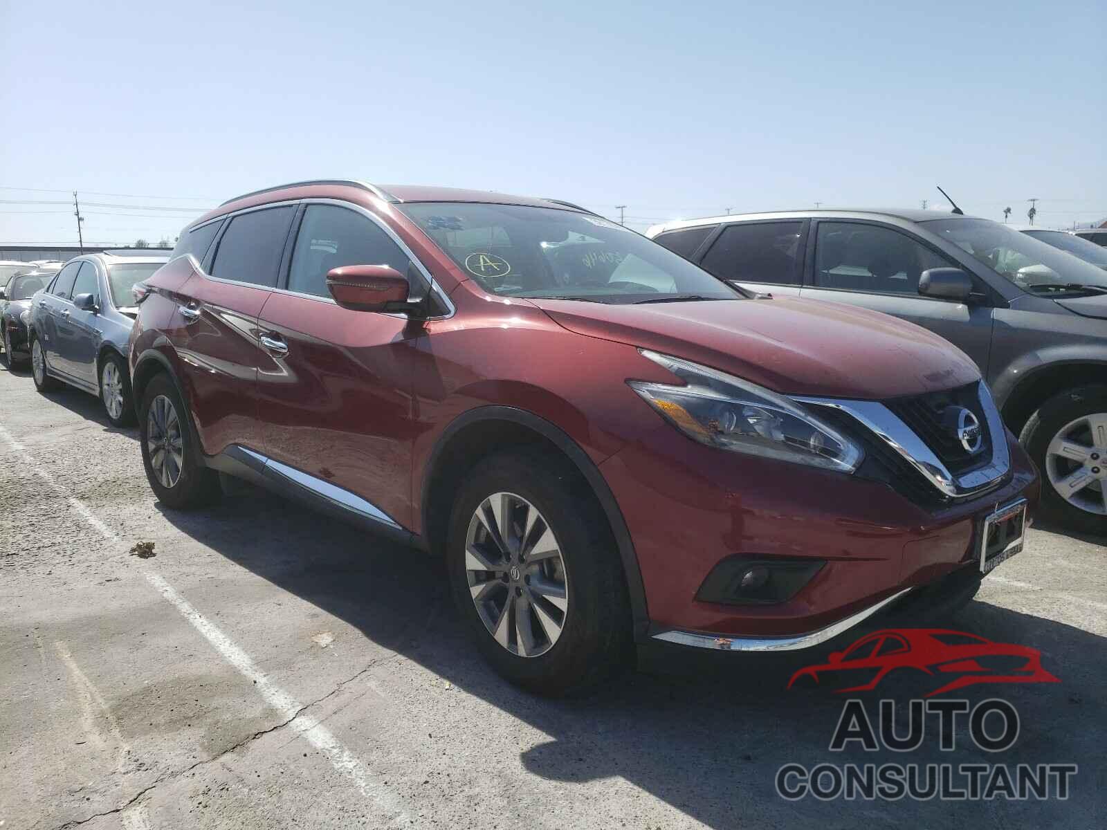 NISSAN MURANO 2018 - 5N1AZ2MG6JN117305