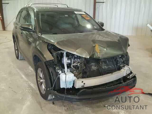 TOYOTA HIGHLANDER 2015 - 5TDKKRFH3FS038705