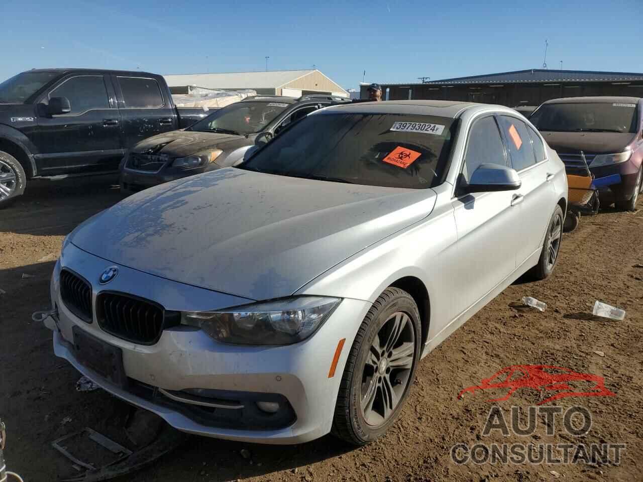 BMW 3 SERIES 2017 - WBA8D9G39HNU65688