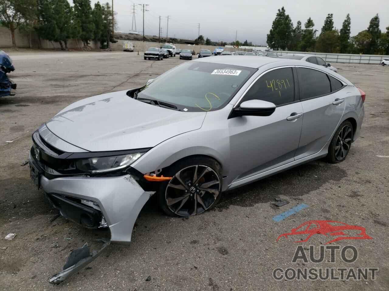 HONDA CIVIC 2019 - 2HGFC2F88KH542327