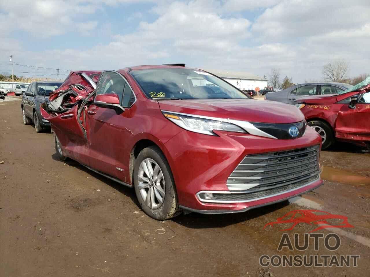 TOYOTA SIENNA 2021 - 5TDZSKFCXMS015218