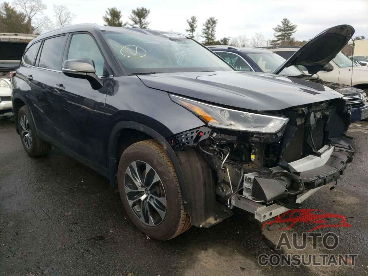 TOYOTA HIGHLANDER 2021 - 5TDHZRBH1MS523661
