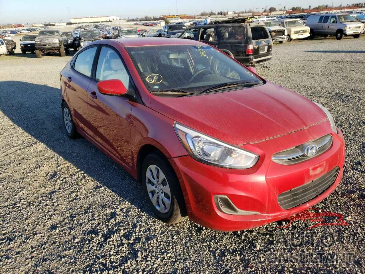 HYUNDAI ACCENT 2016 - KMHCT4AE9GU124417