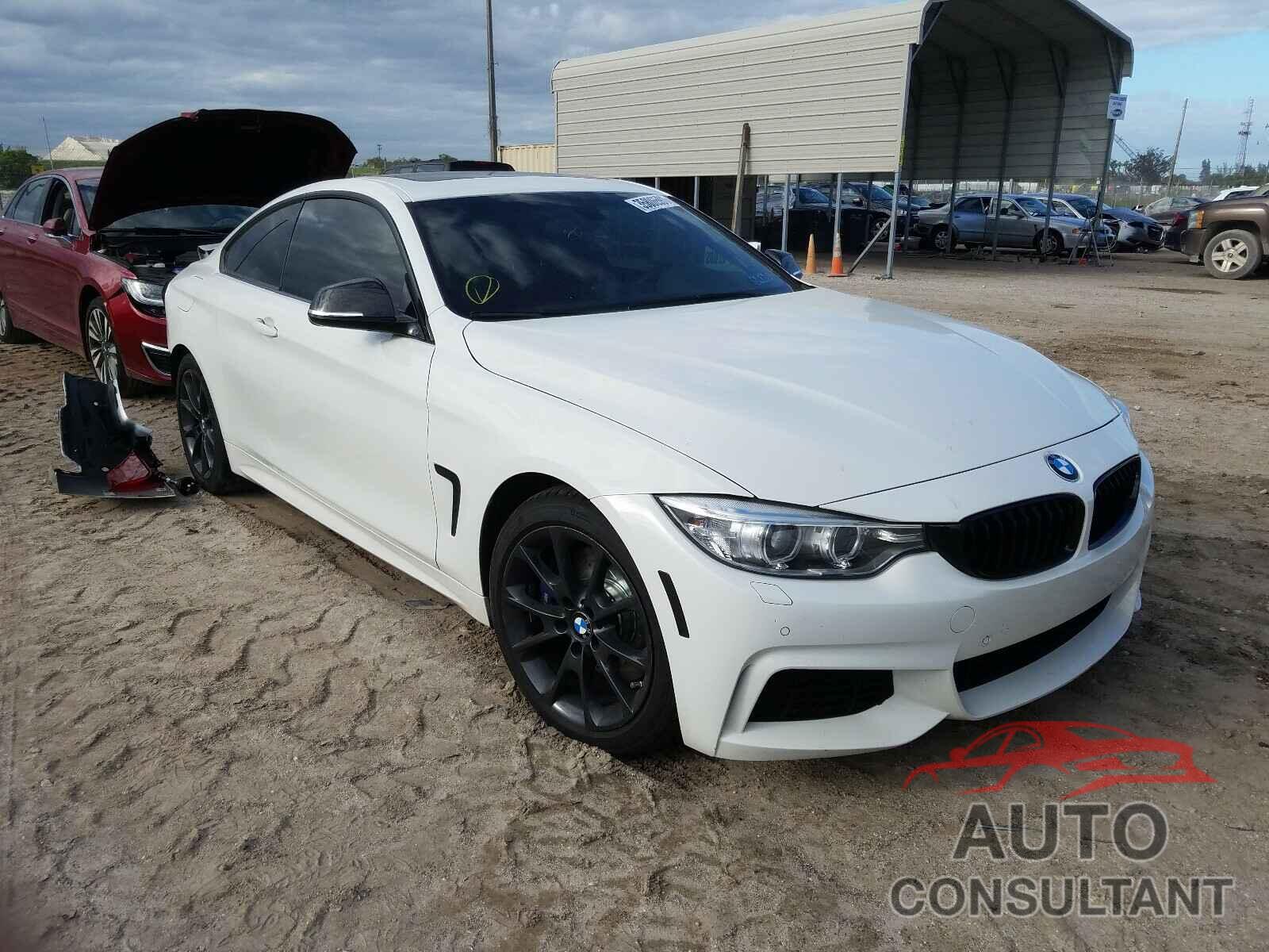 BMW 4 SERIES 2017 - WBA4P1C54HK522475