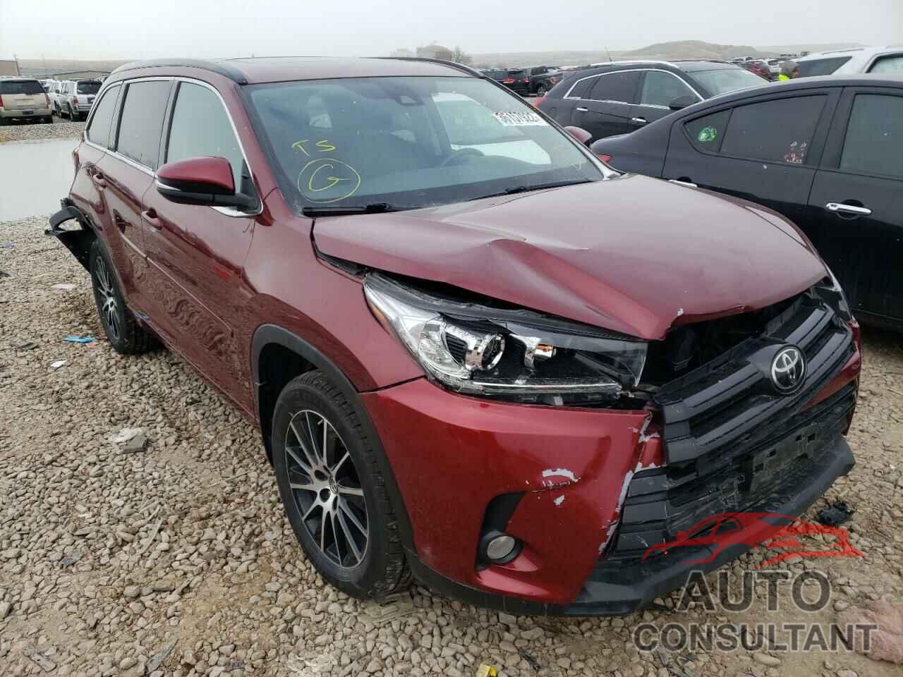 TOYOTA HIGHLANDER 2017 - 5TDJZRFH1HS456318