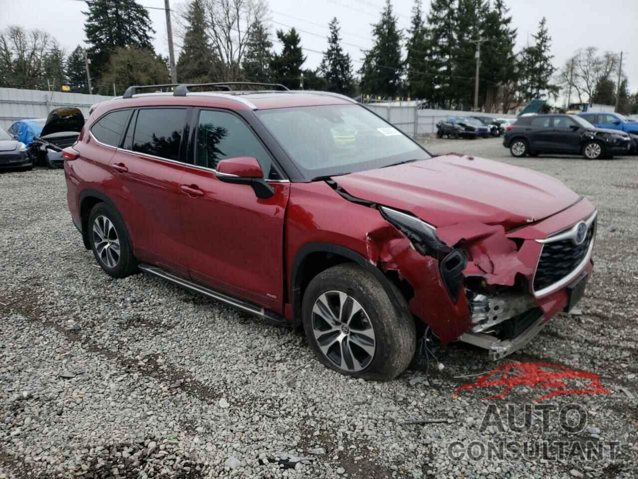 TOYOTA HIGHLANDER 2022 - 5TDHBRCH9NS548067