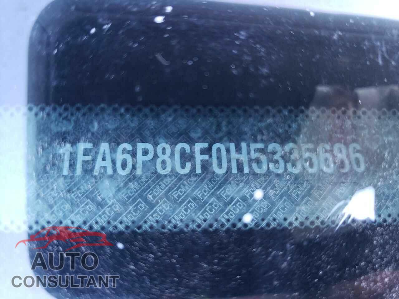 FORD MUSTANG 2017 - 1FA6P8CF0H5335686