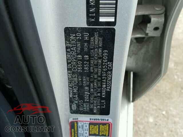 KIA RIO 2015 - KNADM4A39F6526099