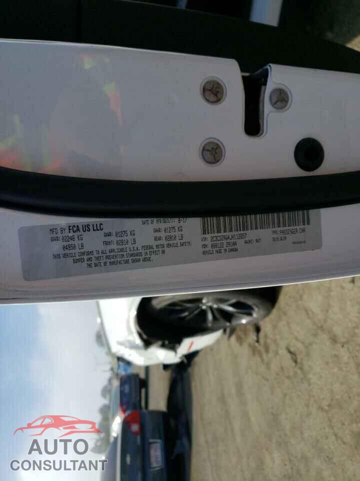 DODGE CHALLENGER 2018 - 2C3CDZAG4JH112657