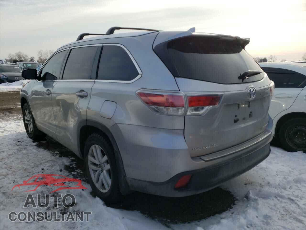 TOYOTA HIGHLANDER 2016 - 5TDDKRFH0GS244199