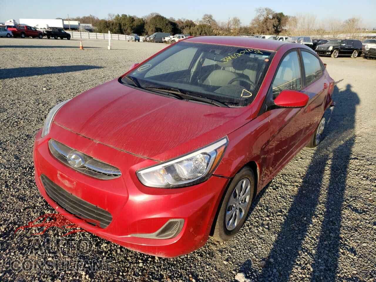 HYUNDAI ACCENT 2016 - KMHCT4AE9GU124417