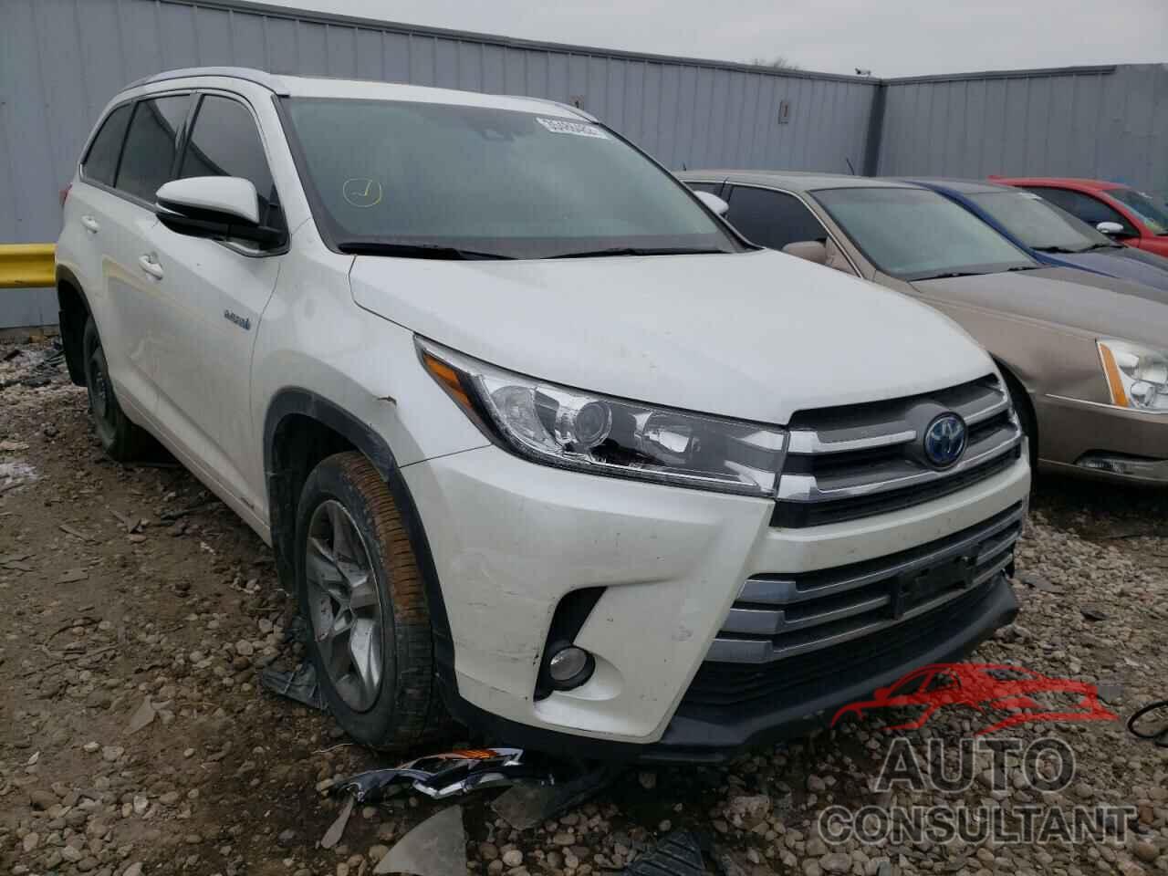 TOYOTA HIGHLANDER 2018 - 5TDDGRFH0JS051365