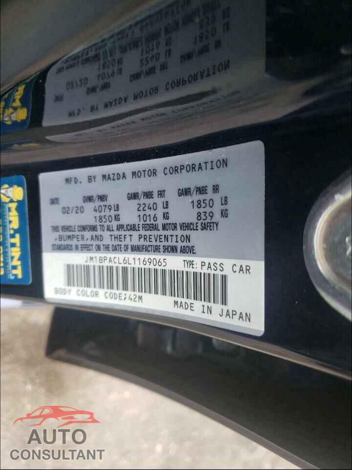 MAZDA 3 2020 - JM1BPACL6L1169065
