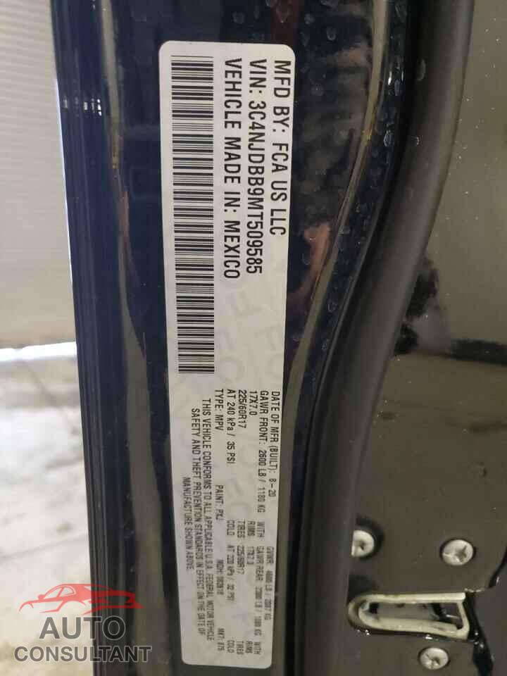 JEEP COMPASS 2021 - 3C4NJDBB9MT509585