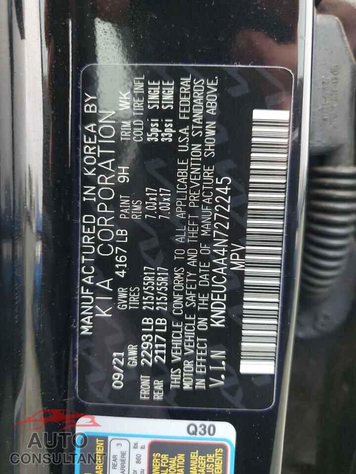 KIA SELTOS 2022 - KNDEUCAA4N7272245