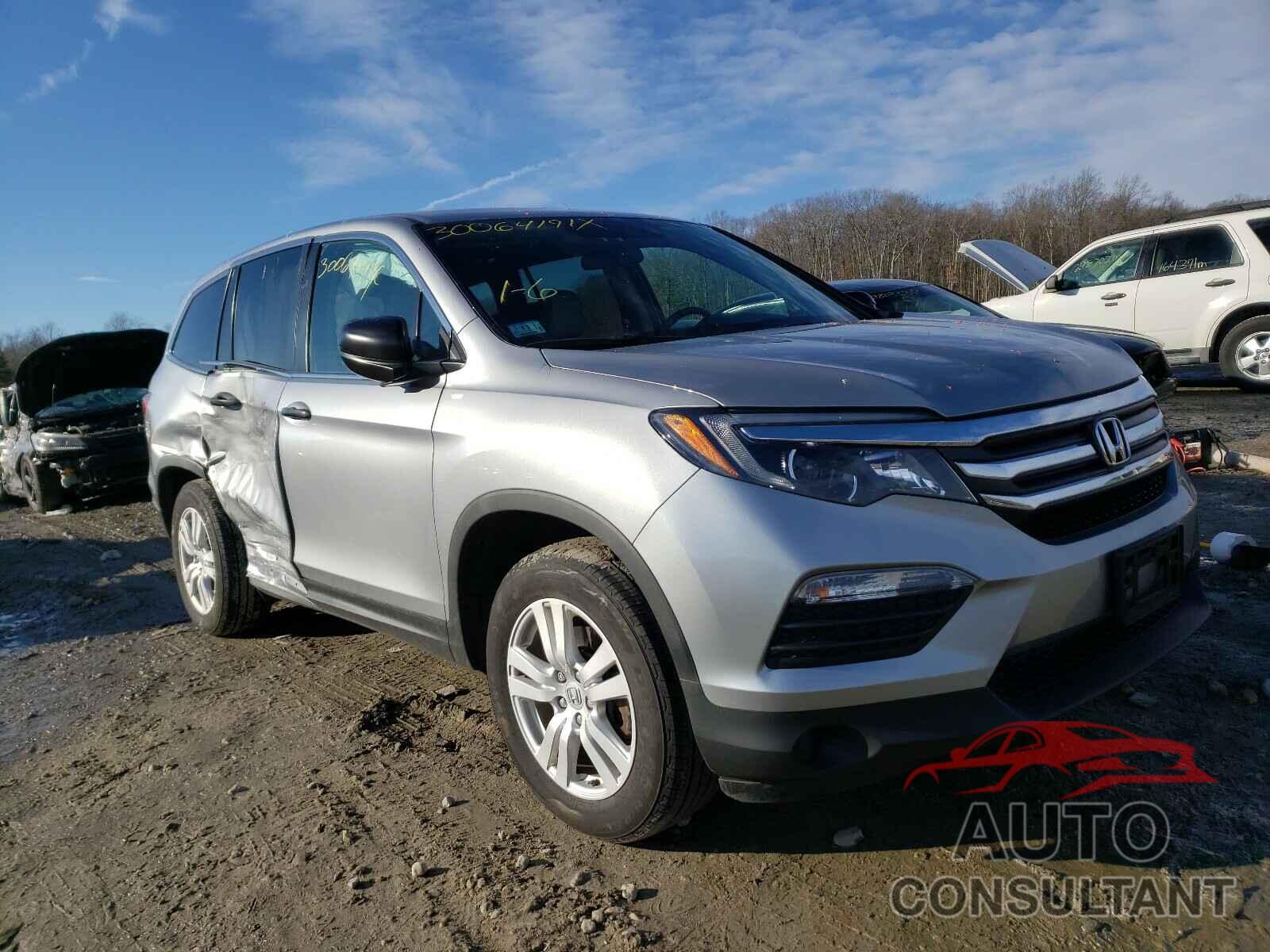 HONDA PILOT 2017 - 5FNYF6H19HB080302