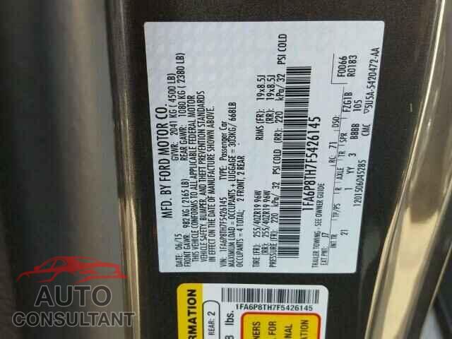 FORD MUSTANG 2015 - 1FA6P8TH7F5426145