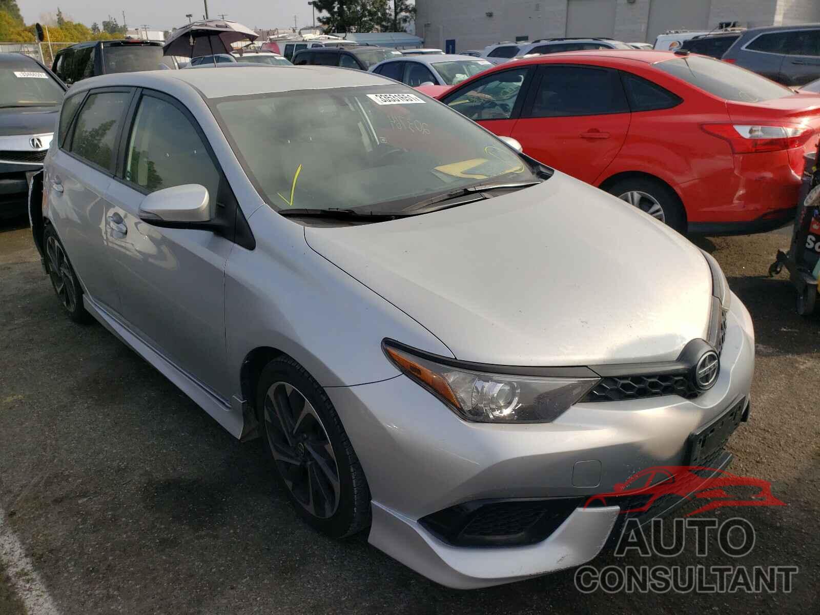 TOYOTA SCION 2016 - JTNKARJE6GJ522281