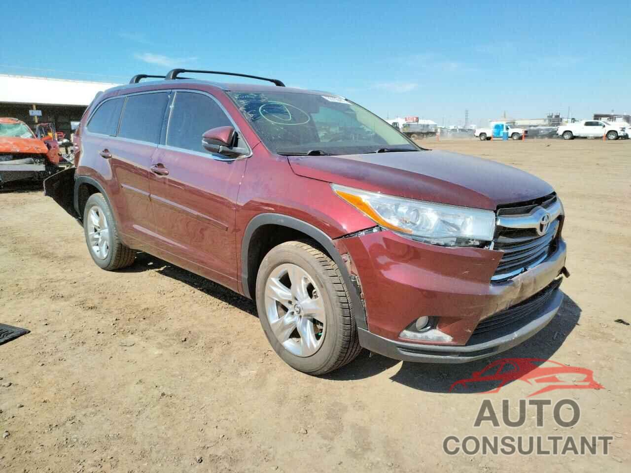 TOYOTA HIGHLANDER 2016 - 5TDYKRFH4GS185918