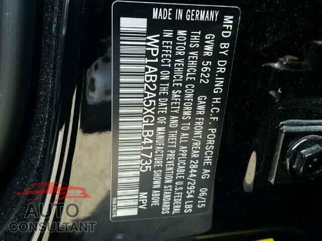 PORSCHE MACAN 2016 - WP1AB2A5XGLB41735