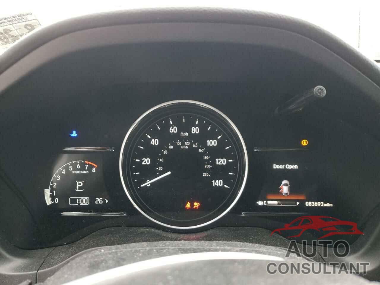 HONDA HR-V 2022 - 3CZRU6H59NM707093