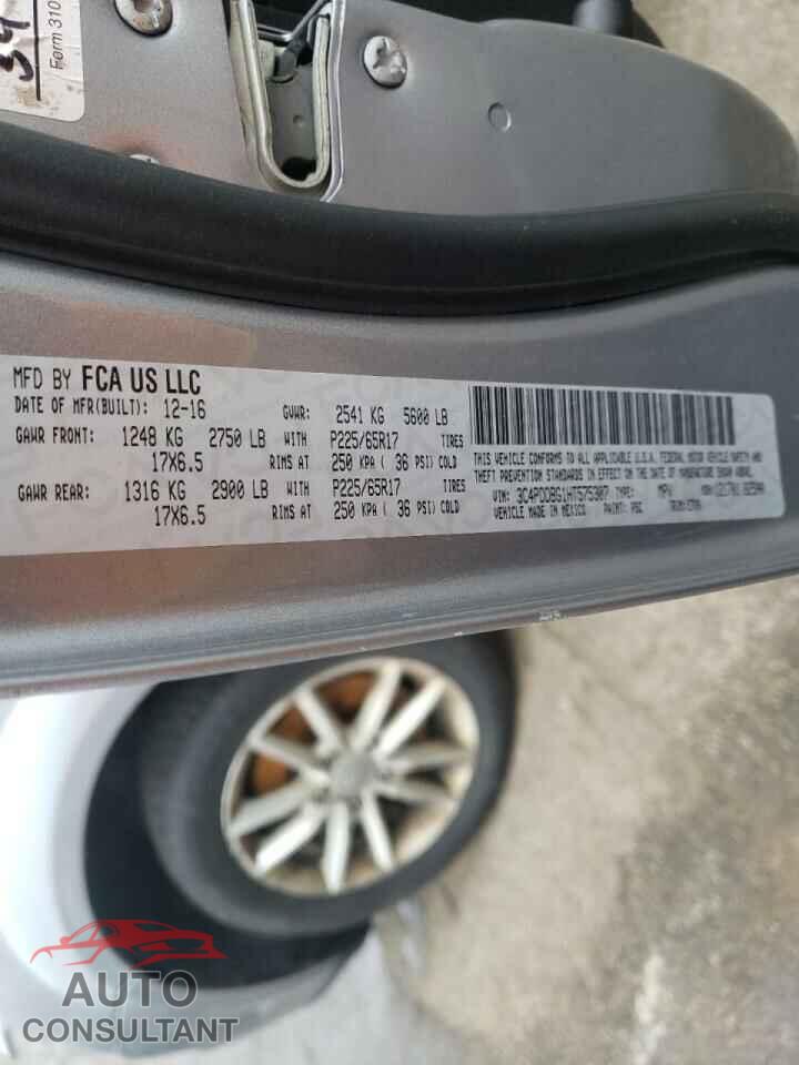 DODGE JOURNEY 2017 - 3C4PDDBG1HT575307