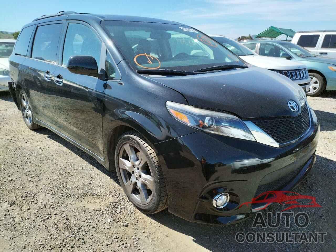 TOYOTA SIENNA 2017 - 5TDXZ3DC8HS827182