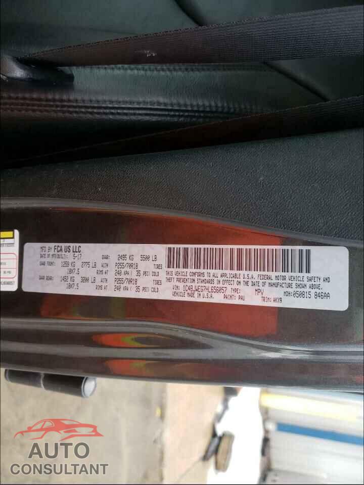 JEEP WRANGLER 2017 - 1C4BJWEG7HL656057