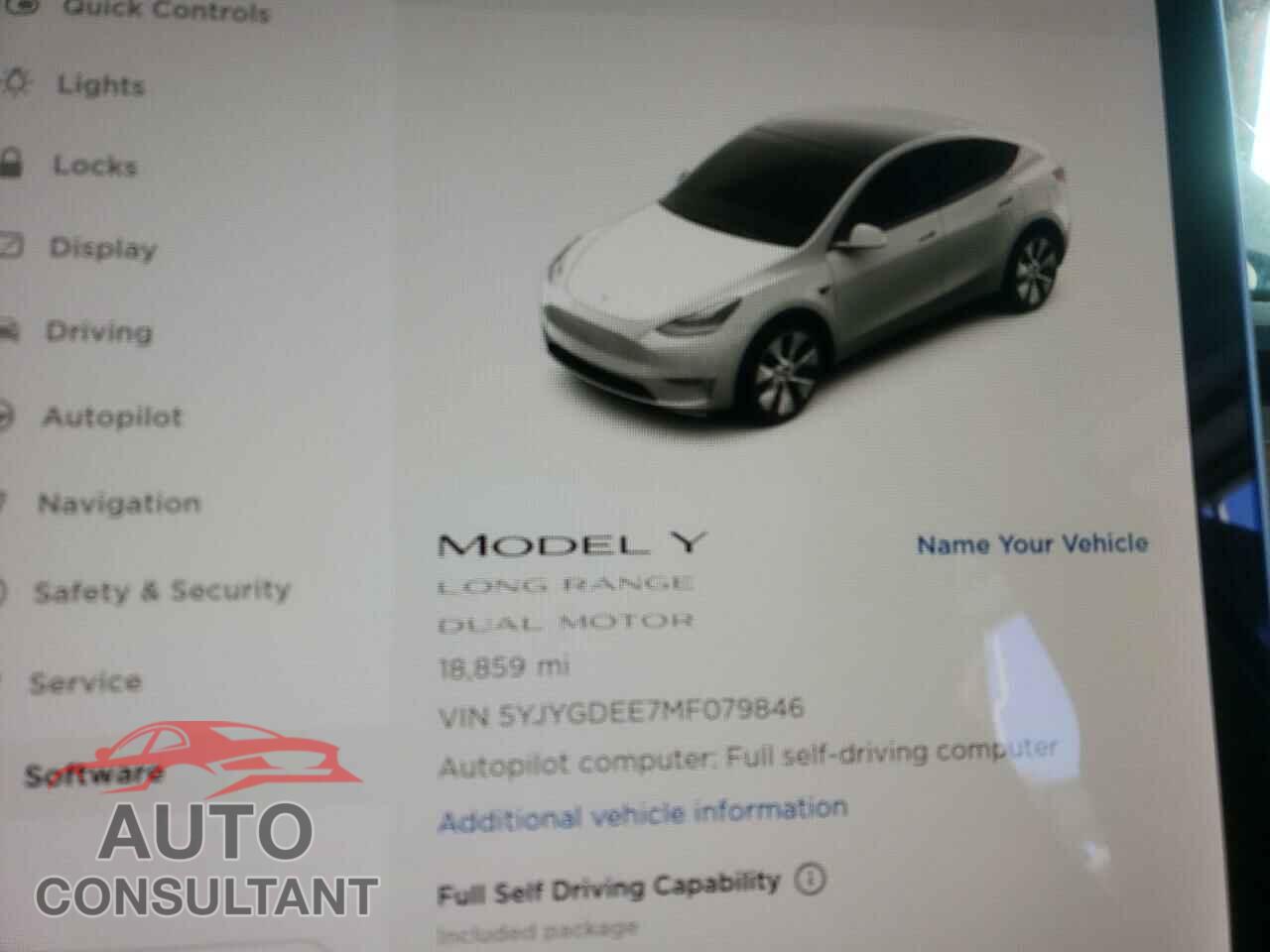 TESLA MODEL Y 2021 - 5YJYGDEE7MF079846