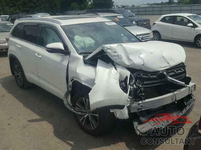 TOYOTA HIGHLANDER 2016 - 5TDJKRFH3GS273022