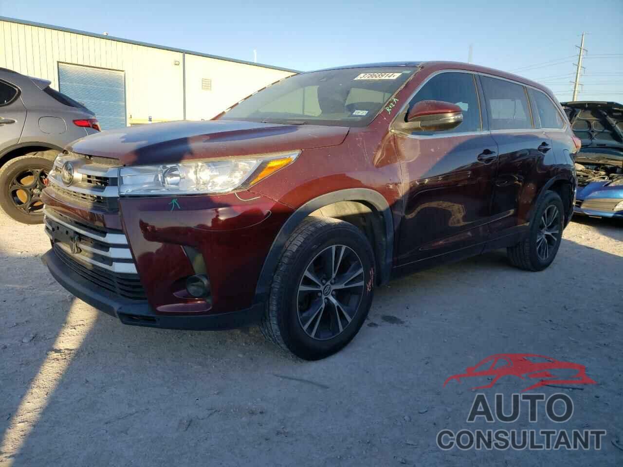 TOYOTA HIGHLANDER 2018 - 5TDZZRFH1JS248478