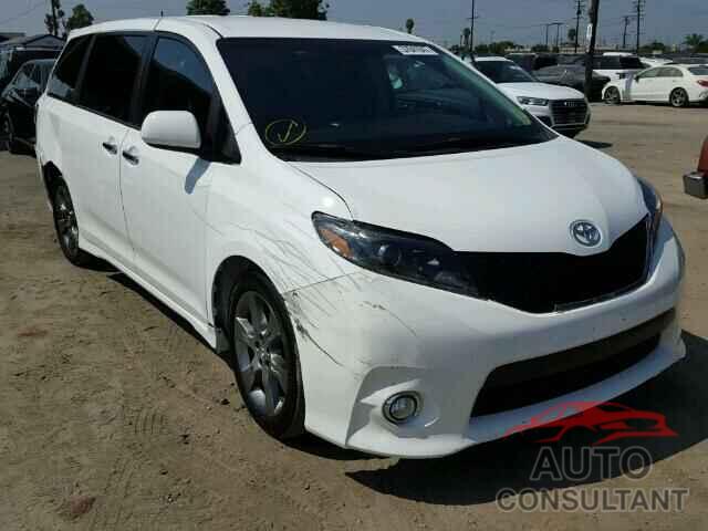 TOYOTA SIENNA 2015 - 5TDXK3DC1FS657829