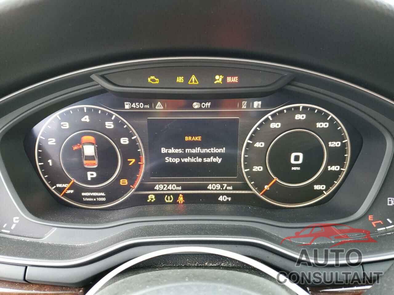 AUDI A4 2019 - WAUENAF46KA037927