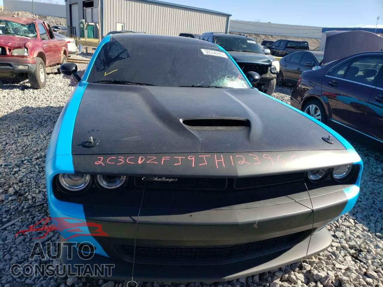 DODGE CHALLENGER 2018 - 2C3CDZFJ9JH123965