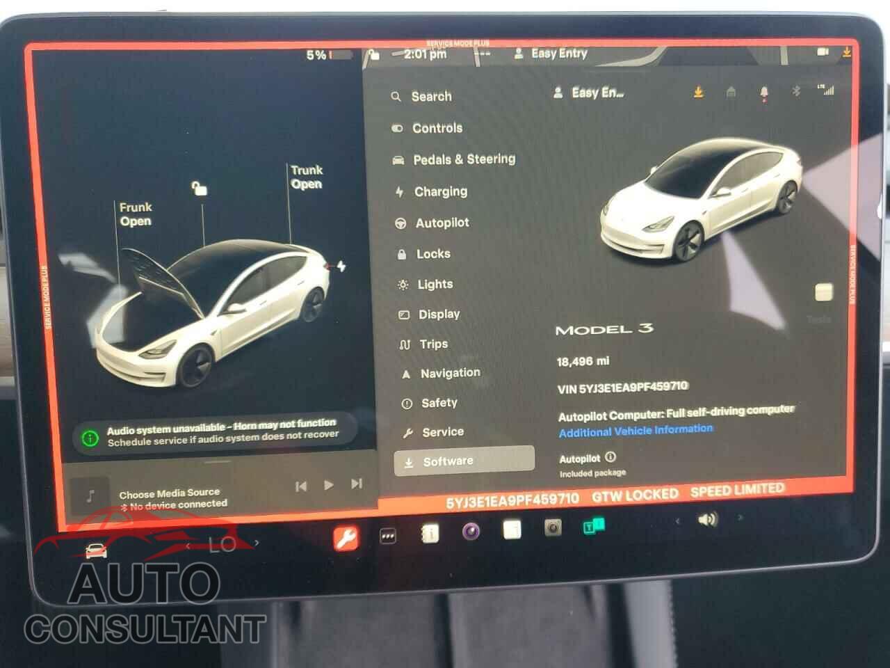 TESLA MODEL 3 2023 - 5YJ3E1EA9PF459710