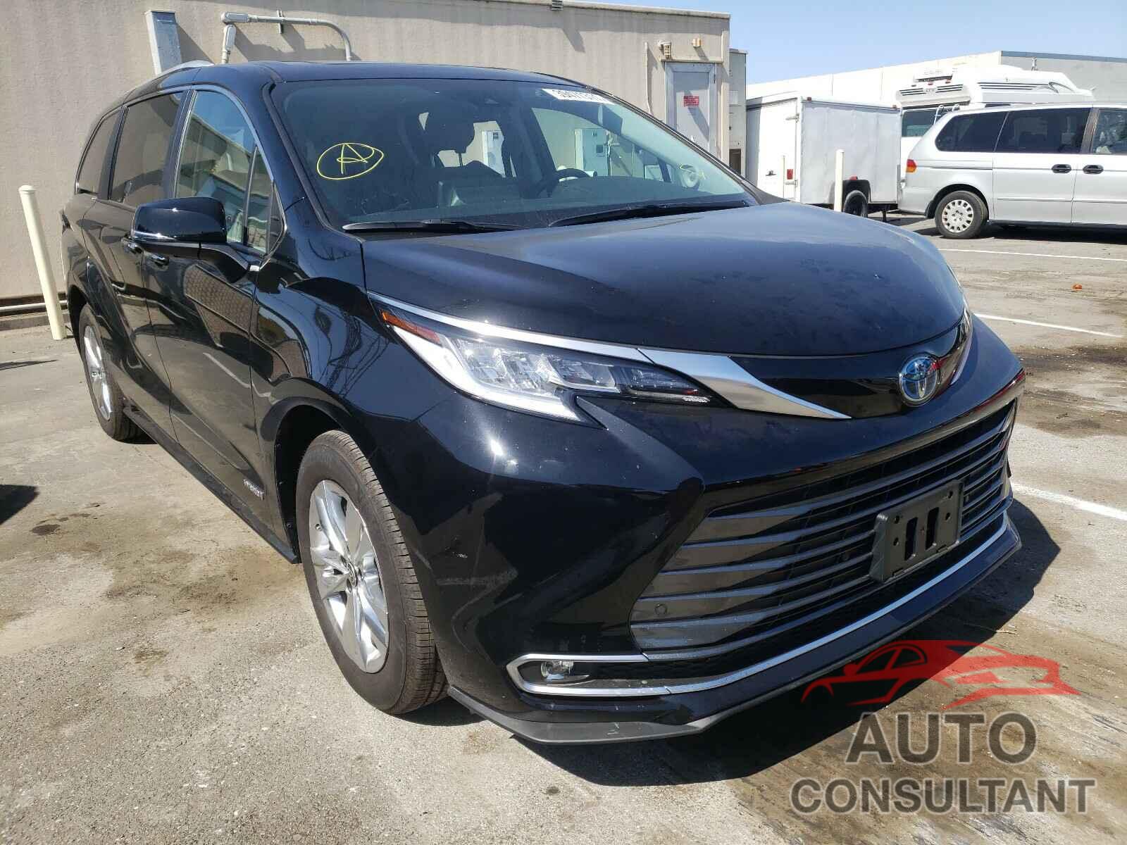 TOYOTA SIENNA 2021 - 5TDZRKEC5MS002969